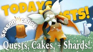 ALL Dailies - Season Candles, Quests, Treasure Cakes, and Shard Info - Daylight Prairie Nov 24