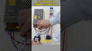 Integrating Limit Switch and Solid State Relay (SSR) for Load Control #limitswitch #ssr #wiring