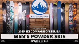 2025 114-121 mm Powder Ski Comparison with SkiEssentials.com