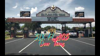 A day at Six Flags in Dallas, Texas, USA