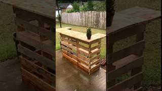 DIY pallet bar ideas #youtubeshorts