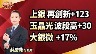 2024.12.18 蔡慶龍分析師【上銀再創新+123  玉晶光波段高+30  大銀微+17%】#價值型投資 #蔡慶龍分析師