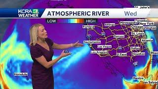 Northern California weather forecast | Atmospheric river brings rain, snow