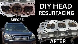 How To: Resurface (EJ25/Subaru) Heads At Home - Backyard Machining 101