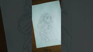 sher.. girl sketch # #sushma,s sketch #viral #shorts