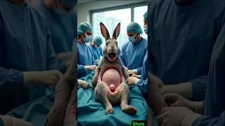 Rabbit admitted hospital for surgery #wildliferescue #animalsrescue #rescuemission #rabbit