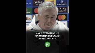 Carlo Ancelotti opens up on Odegaard at Madrid and his rise at Arsenal 
