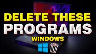 Windows Free Apps and Programs You Should Uninstall Immediately