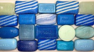 Blue SOAP CUBES Soap Cutting ASMR. Relaxing Sounds (no talking). Satisfying ASMR Video. Asmr soap