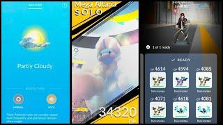 MEGA ALTARIA Solo in Pokemon Go With 6 NECROZMA | NO WEATHER BOOST |