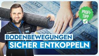 Bad richtig abdichten mit OTTOFLEX® Abdicht  & Entkopplungsbahn