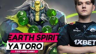 Crazy Play Yatoro Earth Spirit The Hard Carry - Dota 2 Pro Gameplay 7.37C #yatoro #earthspirit