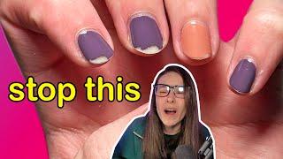 this is why your nail polish doesn't last!!! (NAILS 101 redo class)