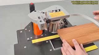 Installation and use tutorial of portable edge banding machine