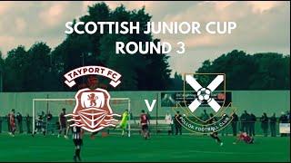 Tayport v Pollok; Junior Cup 3rd Round