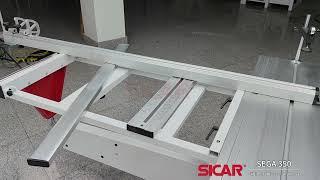 SICAR  Sliding Table  Saw Cutting Machine Sega 350 Industrial Safety Speed Cut Panel Saw Machine