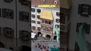 El GOLDENES DACHL o Tejadillo Dorado de INNSBRUCK #shorts