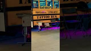 Bad Idea in Thailand? #shorts #reels #travel #thailand #pattaya #jomtien #beach #tattoo #fun