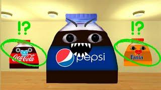 Angry Pepsi Lost Her Kids Cola And Fanta | Nextbots Garry’s Mod