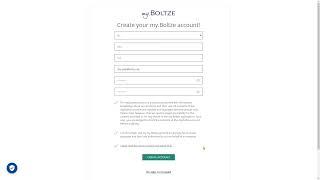 First-time registration on my.BOLTZE