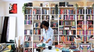 Organizing my 1000+ Books Home Library + Bookshelf Tour