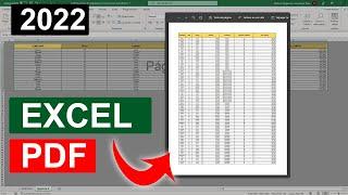 How to save an EXCEL in PDF without being cut.