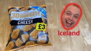 Cheesy Breaded Chicken Nuggets | Iceland | Food Review (100% Chicken Breast)