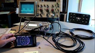 NanoVNA Demonstrations - Coax line reflections and Smith charts