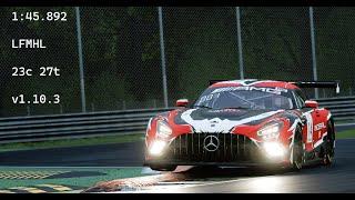 Monza | 1:45.892 | Mercedes AMG GT3 Evo | Kunos BoP | 23c 27t | LFMHL