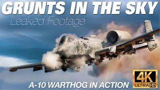 Grunts in the Sky | The A10 Warthog leaked footage | 4K documentary of the A-10 in action