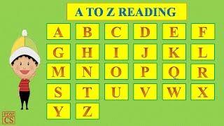 Learn A to Z Alphabets Reading | A-B-C-D | English Alphabet Letter | ABCD | A for Apple