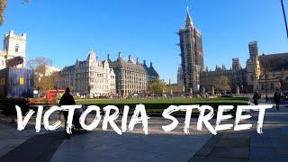 Walking Victoria Street | London in 4K