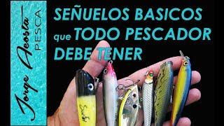 Señuelos que TODO PESCADOR DEBE TENER!!! - Tipos de Señuelos y como usarlos para pesca en el mar.