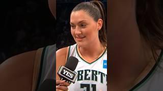 Stefanie Dolson talks about her 3-pt shooting technique