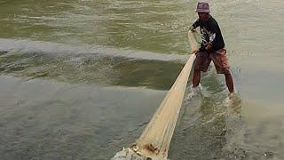 NEKAT MENJALA IKAN DI PINTU AIR LARANGAN ⁉️ TAWES BABON