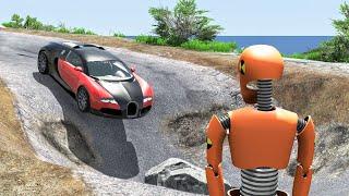 Cars vs Massive Potholes #4 – BeamNG Drive | CrashBoomPunk