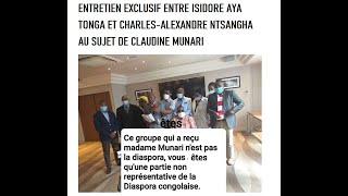ENTRETIEN EXCLUSIF ENTRE ISIDORE AYA TONGA ET CHARLES-ALEXANDRE NTSANGHA AU SUJET DE CLAUDINE MUNARI