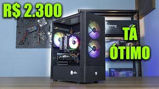 MONTEI UM PC GAMER COM 2300 REAIS E POSSO JOGAR TUDO!