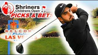 Shriners Children's Open Picks & Bets 2022 | DFS GOLF | Draftkings