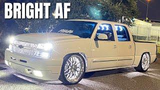 MY CREW CAB GETS 24 BRIGHT ROCK LIGHTS! + NEW 4X4 PROJECT TRUCK!