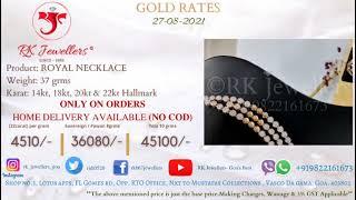 ELEGANT ROYAK NECKLACE - RK JEWELLERS - GOA'S BEST