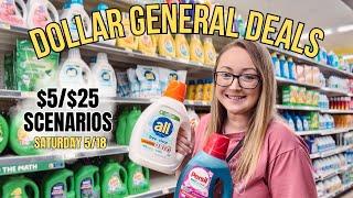 EASY DOLLAR GENERAL COUPONING!  $5/$25 scenarios for Sat, 5/18 only!