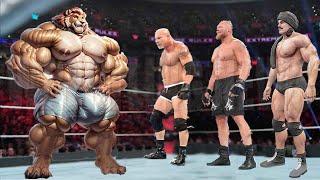 Tiger vs Brock Lesnar Dara Singh Goldberg Match