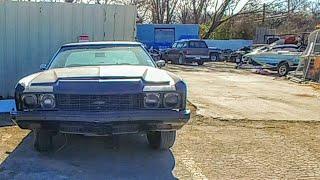 Another Donk Gets Junked. 1973 Impala Junkyard Find