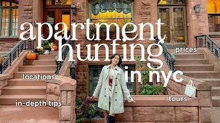 NYC APARTMENT HUNTING | tips, prices, tours in manhattan (2024)