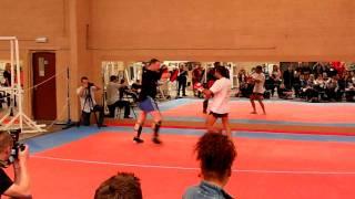 Pad Work With Derry McCourt and Mahood Besherate (GYM COMBAT MUAY THAI)