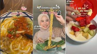 seharian cobain hack makanan viral kumpulan vid tiktok Mia oktavia @mari.eattt #mukbang #tiktok