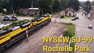 NYS&W SU-99 at Rochelle Park Station