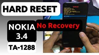 Nokia 3.4 Hard Reset (TA-1288) Screen Lock and FRP Lock Reset