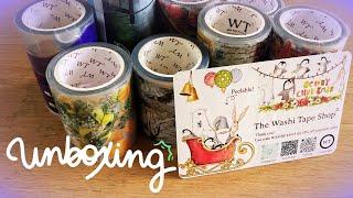 UNBOXING The Washi Tape Shop’s PET Package of Winter Goodies!